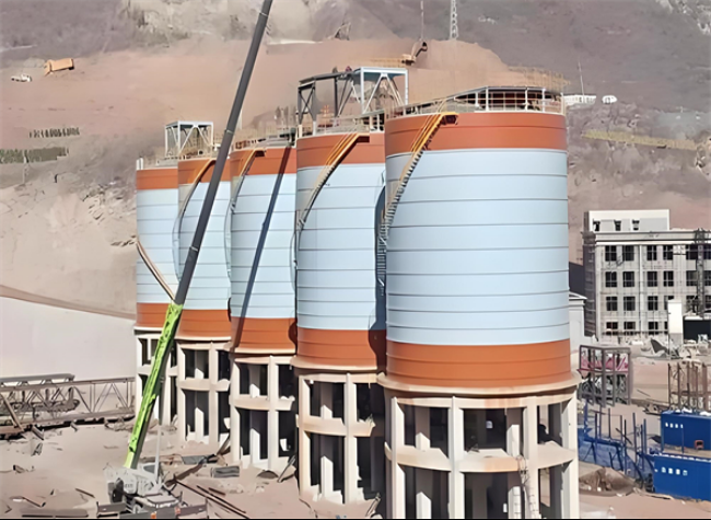 大通高架钢板仓